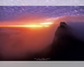 「石鎚山系の日の出風景」の高画質壁紙